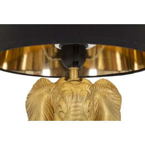 Mauro Ferretti lampa stołowa słoń E27 Ø 25x43 cm złoty czarny