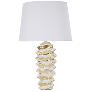 Lampa stołowa Mauro Ferretti Glam-Weltraum E27 Ø 33x53 cm białe złoto