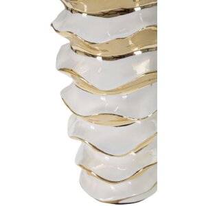Lampa stołowa Mauro Ferretti Glam-Weltraum E27 Ø 33x53 cm białe złoto