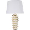 Lampa stołowa Mauro Ferretti Glam-Weltraum E27 Ø 33x53 cm białe złoto