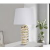 Lampa stołowa Mauro Ferretti Glam-Weltraum E27 Ø 33x53 cm białe złoto
