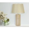 Mauro Ferretti lampa stołowa Glam Gold E27 Ø 30x47,5 cm złoty biały