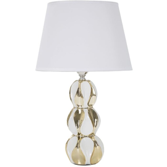 Mauro Ferretti lampa stołowa Glam Balls E27 Ø 28x46 cm białe złoto