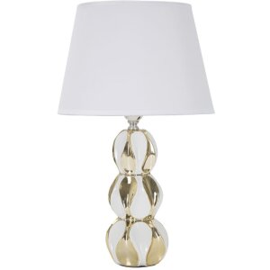 Mauro Ferretti lampa stołowa Glam Balls E27 Ø 28x46 cm białe złoto