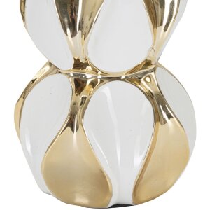 Mauro Ferretti lampa stołowa Glam Balls E27 Ø 28x46 cm białe złoto