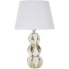 Mauro Ferretti lampa stołowa Glam Balls E27 Ø 28x46 cm białe złoto