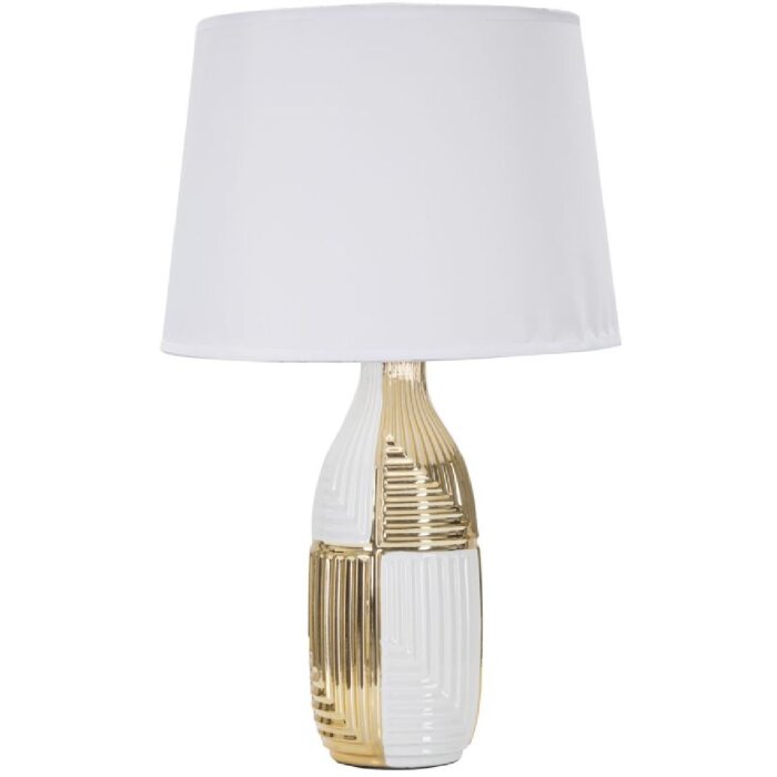 Mauro Ferretti lampa stołowa Glam Line E27 Ø 33x54 cm białe złoto