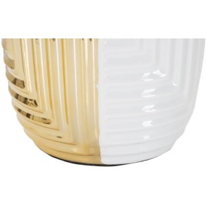 Mauro Ferretti lampa stołowa Glam Line E27 Ø 33x54 cm białe złoto