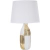Mauro Ferretti lampa stołowa Glam Line E27 Ø 33x54 cm białe złoto