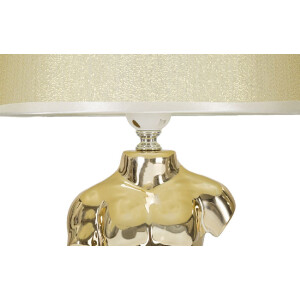 Mauro Ferretti lampa stołowa Glam man E27 25x42,5 cm złota