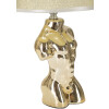 Mauro Ferretti lampa stołowa Glam man E27 25x42,5 cm złota