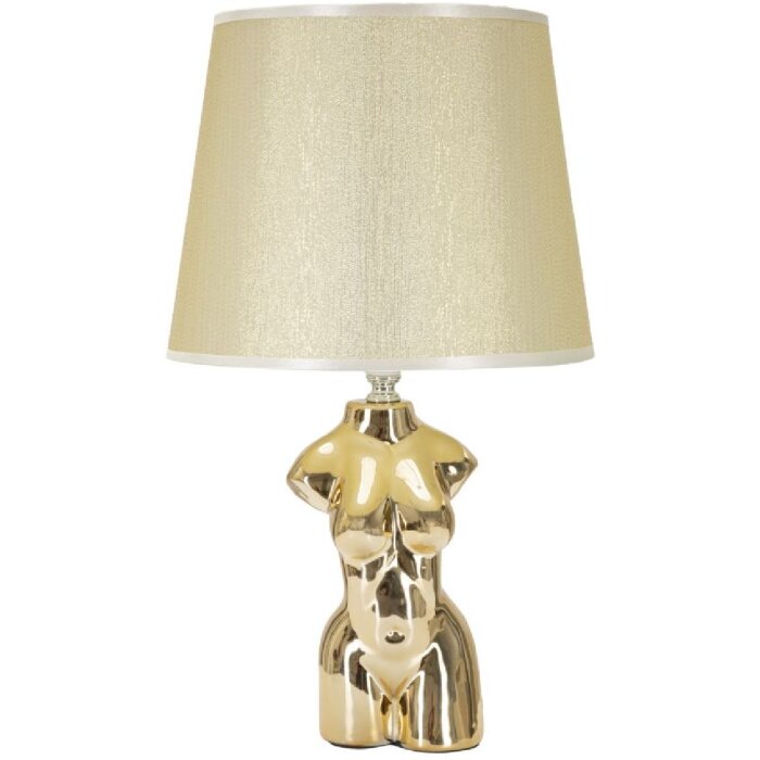 Mauro Ferretti lampa stołowa Glam Frau E27 Ø 25x39,5 cm złota