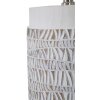 Mauro Ferretti lampa stołowa Nairobi E27 Ø 35x60,5 cm biały sprany brąz