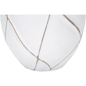Lampa stołowa Mauro Ferretti linie E27 Ø 35x60 cm biała płukana