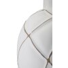 Lampa stołowa Mauro Ferretti linie E27 Ø 35x60 cm biała płukana