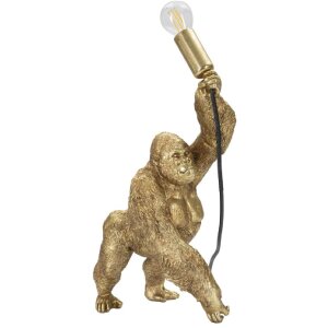 Mauro Ferretti Gorilla lampa stołowa E14 22,5x16x40 cm złota
