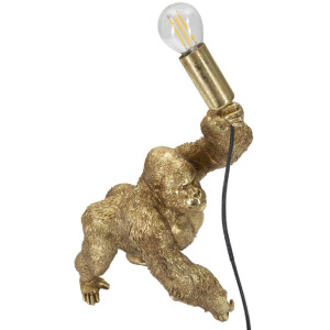Mauro Ferretti Gorilla lampa stołowa E14 22,5x16x40 cm złota