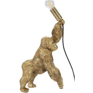 Mauro Ferretti Gorilla lampa stołowa E14 22,5x16x40 cm złota