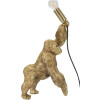 Mauro Ferretti Gorilla lampa stołowa E14 22,5x16x40 cm złota
