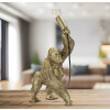 Mauro Ferretti Gorilla lampa stołowa E14 22,5x16x40 cm złota