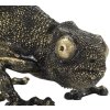 Mauro Ferretti lampa stołowa jaszczurka E14 37,5x16,5x22 cm czarne złoto