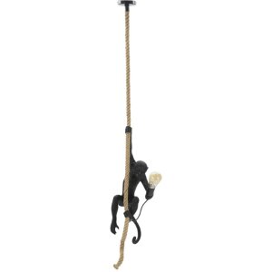 Mauro Ferretti lampa sufitowa małpa E27 Ø 27x32x60 cm czarny brązowy
