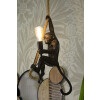 Mauro Ferretti lampa sufitowa małpa E27 Ø 27x32x60 cm czarny brązowy