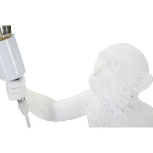 Mauro Ferretti lampa stołowa monkey E27 Ø 26x34x55 cm biały