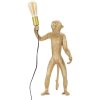 Lampa stołowa Mauro Ferretti monkey E27 Ø 26x34x55 cm złota