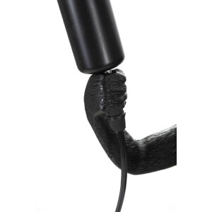 Lampa stołowa Mauro Ferretti monkey E27 Ø 26x34x55 cm czarna