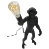 Lampa stołowa Mauro Ferretti monkey E27 Ø 26x34x55 cm czarna
