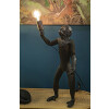 Lampa stołowa Mauro Ferretti monkey E27 Ø 26x34x55 cm czarna
