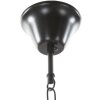 Mauro Ferretti lampa sufitowa okrąg linowy 6-światło E27 Ø 64x90 cm brązowy czarny