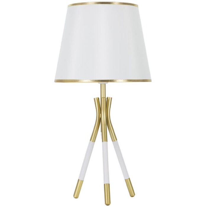 Mauro Ferretti lampa stołowa Triply E27 Ø 28x57 cm złoty biały