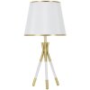 Mauro Ferretti lampa stołowa Triply E27 Ø 28x57 cm złoty biały