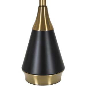 Mauro Ferretti lampa stołowa Blacky E27 Ø 28x50 cm czarne złoto