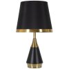 Mauro Ferretti lampa stołowa Blacky E27 Ø 28x50 cm czarne złoto