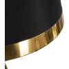 Mauro Ferretti lampa stołowa Blacky E27 Ø 28x50 cm czarne złoto