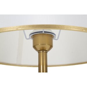 Mauro Ferretti lampa stołowa Whity E27 Ø 31x52 cm złoty biały