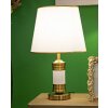 Mauro Ferretti lampa stołowa Whity E27 Ø 31x52 cm złoty biały