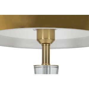 Mauro Ferretti lampa stołowa Kristal E27 Ø 30x56 cm złoty biały
