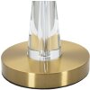 Mauro Ferretti lampa stołowa Kristal E27 Ø 30x56 cm złoty biały