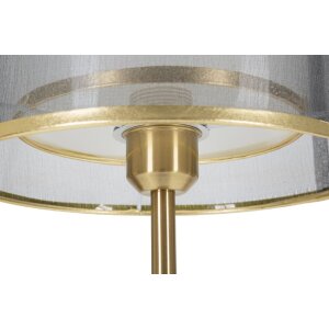 Mauro Ferretti lampa stołowa poziomy E27 Ø 25x48 cm czarne złoto