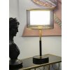 Mauro Ferretti lampa stołowa poziomy E27 Ø 25x48 cm czarne złoto