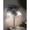 Mauro Ferretti lampa stołowa palma 2 światła E14 Ø 55x60 cm szare złoto