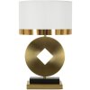 Mauro Ferretti lampa stołowa Coin E270 Ø 30x53 cm złoty biały