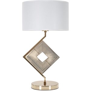 Mauro Ferretti Move lampa stołowa E27 Ø 30x56 cm złoty biały