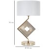 Mauro Ferretti Move lampa stołowa E27 Ø 30x56 cm złoty biały