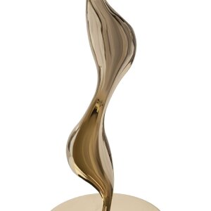 Lampa stołowa Mauro Ferretti slim E27 Ø 40x63 cm białe złoto