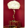 Lampa stołowa Mauro Ferretti slim E27 Ø 40x63 cm białe złoto
